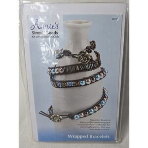 Annie's Simply Beads Kit Of The Month "Wrapped Bracelets" BD 095